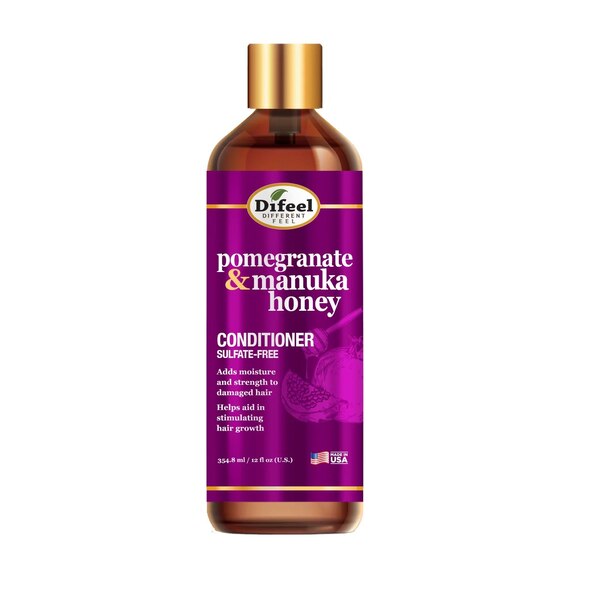 Difeel Pomegranate Manuka Honey Conditioner, 12 OZ