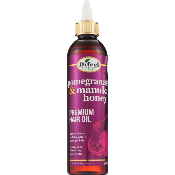 Difeel Pomegranate & Manuka Honey Premium Hair Oil, 8 OZ