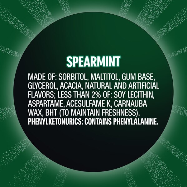Eclipse Sugar-Free Gum Spearmint, 60 ct