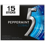 5 Gum Peppermint Cobalt Sugarfree Gum, 15 ct, thumbnail image