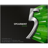 5 Gum Spearmint Rain Sugarfree Gum, 15 ct, thumbnail image