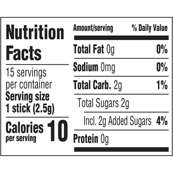 Wrigley's Spearmint Chewing Gum, Single Pack, 15 ct