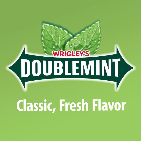 Wrigley's Doublemint Chewing Gum, Single Pack, 15 ct