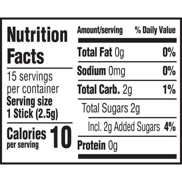 Juicy Fruit Gum, Singlepack