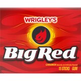 Wrigley's Big Red Cinnamon Gum, Single Pack, 15 ct, thumbnail image
