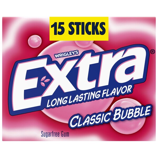 Extra Sugarfree Gum, Single Pack