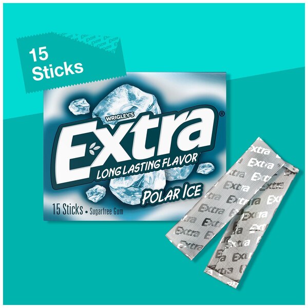 Extra Sugarfree Gum, Single Pack