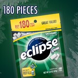 Eclipse Spearmint Sugar Free Chewing Gum Value Pack, 180 ct, thumbnail image