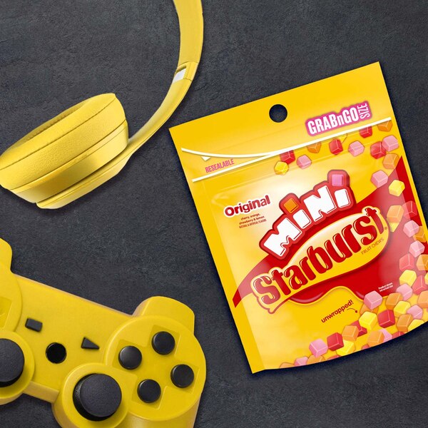 Starburst Original Minis Size Fruit Chews Chewy Candy, Grab N Go, 8 oz