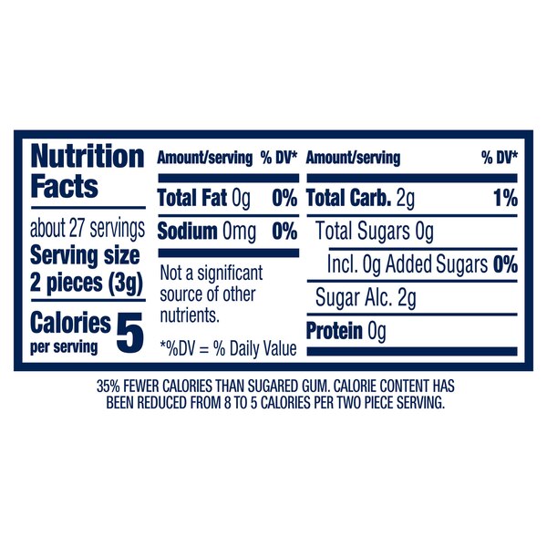 Orbit Sugar-Free Gum Bubblemint, 55 ct