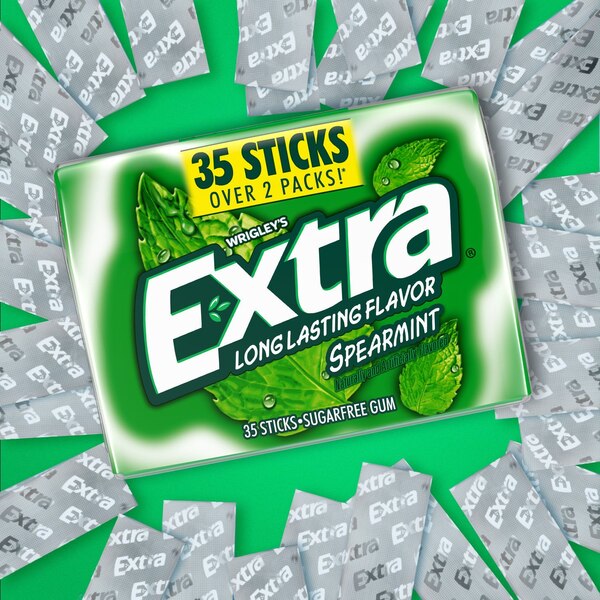 Extra Spearmint Sugar Free Chewing Gum, 35 ct