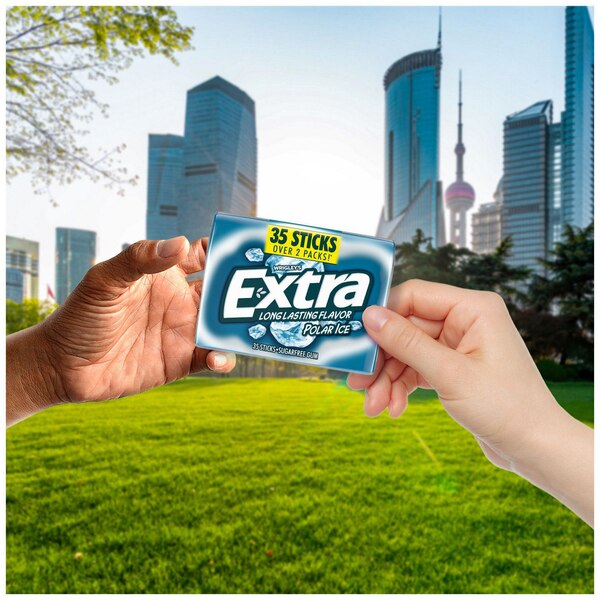 Extra Polar Ice Sugar Free Chewing Gum, 35 ct