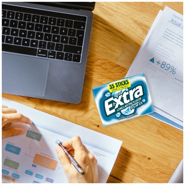 Extra Polar Ice Sugar Free Chewing Gum, 35 ct
