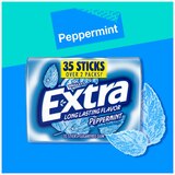 Extra Gum Peppermint Sugar Free Chewing Gum, 35 ct, thumbnail image