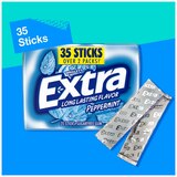 Extra Gum Peppermint Sugar Free Chewing Gum, 35 ct, thumbnail image