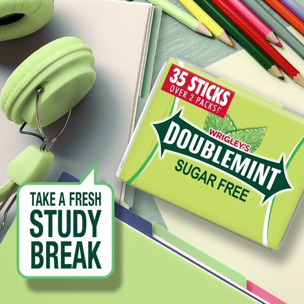 Wrigley's Doublemint Mint Gum Chewing Gum, Mega Pack, 35 ct