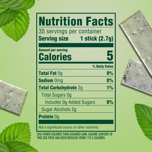 Wrigley's Doublemint Mint Gum Chewing Gum, Mega Pack, 35 ct
