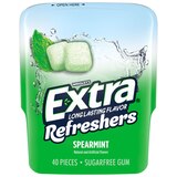 Extra Refreshers Spearmint Chewing Gum, 40 ct, thumbnail image