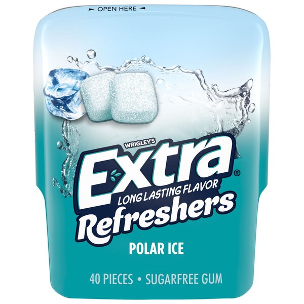 Extra Refreshers Chewing Gum, 40 ct
