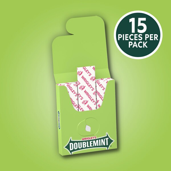 Wrigley's Doublemint Bulk Chewing Gum, Value Pack, 15 ct, 3 Pack