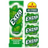 EXTRA Spearmint Sugar Free Chewing Gum, 15 ct (3 Pack), thumbnail image