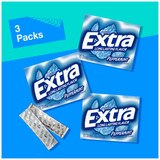 Extra, Peppermint Sugar Free Chewing Gum, 15 ct, 3 Pack, thumbnail image