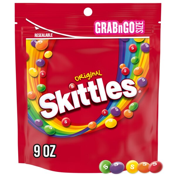 Skittles, Original Chewy Candy Grab N Go, 9 oz