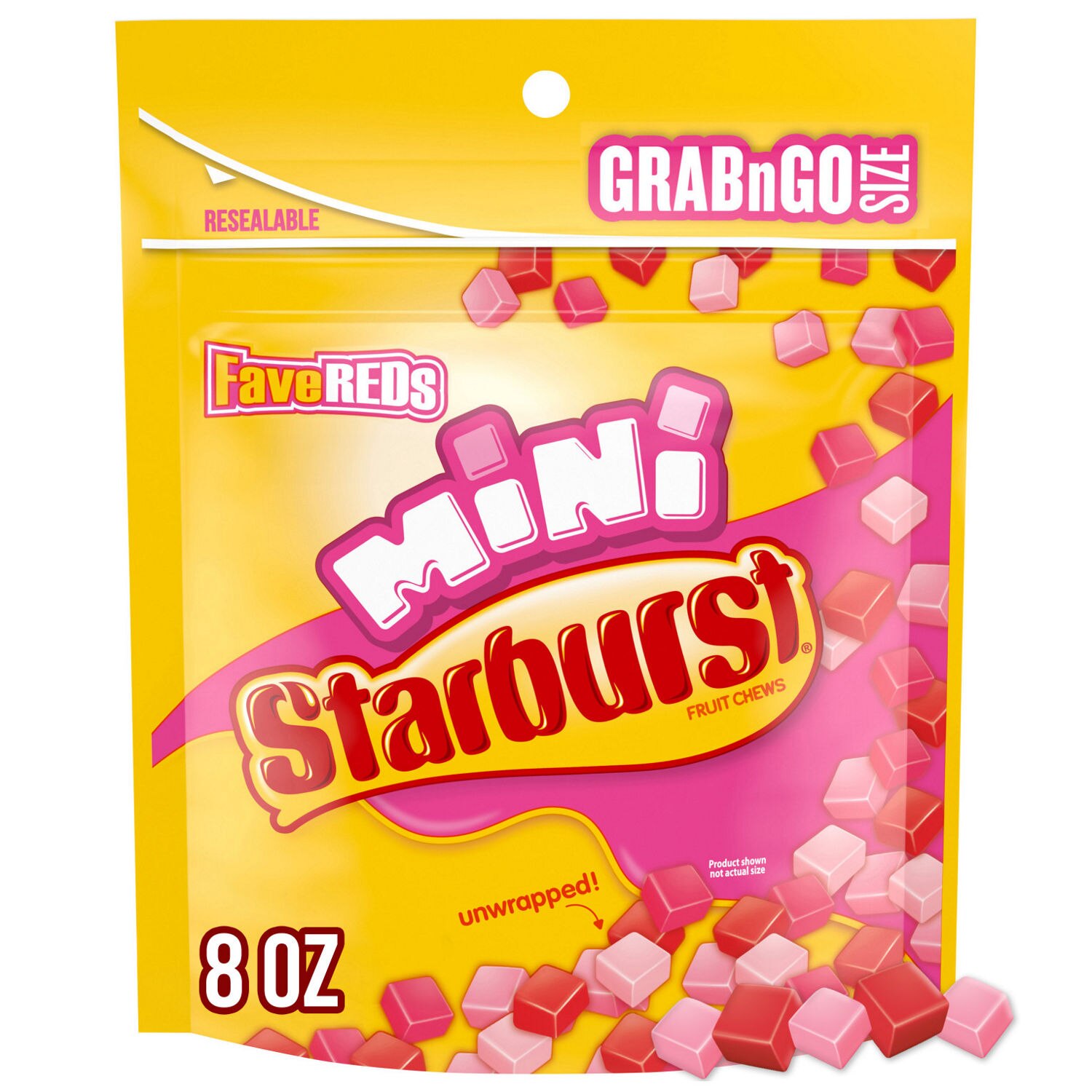 Starburst, Favereds Fruit Chewy Candy Grab N Go Bag, 8 oz