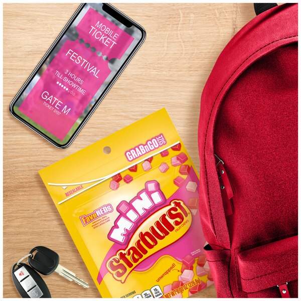 Starburst, Favereds Fruit Chewy Candy Grab N Go Bag, 8 oz