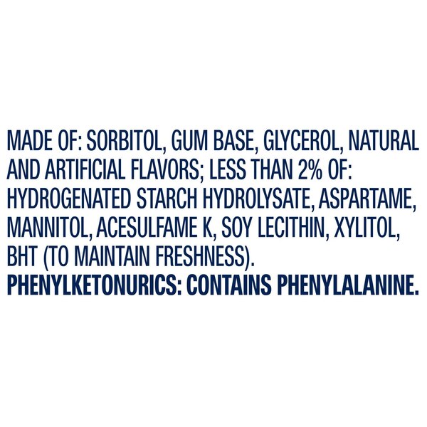 Orbit Peppermint Sugar Free Chewing Gum, 14 ct, Pack of 3