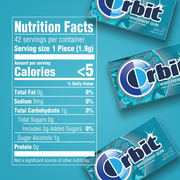 Orbit Wintermint, 14 ct, Pack of 3