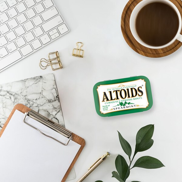 ALTOIDS Spearmint Sugar Free Breath Mints, Single Pack, 1.76 oz