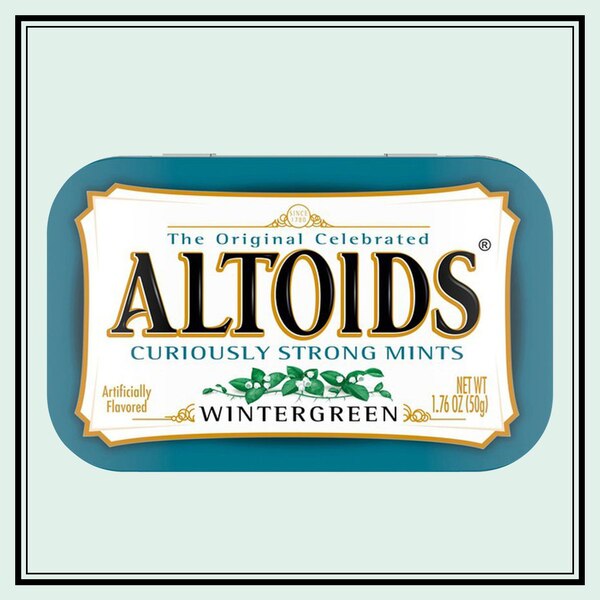 Altoids Wintergreen Sugar Free Breath Mints, Single Pack, 1.76 oz