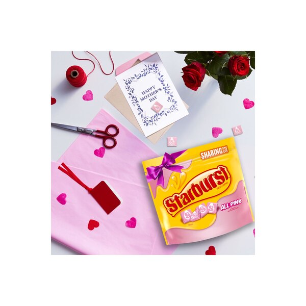 Starburst, All Pink Fruit Chews Chewy Candy, Sharing Size Bag, 15.6 oz