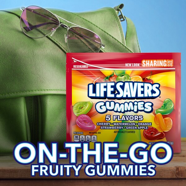 Life Savers Gummies 5 Flavors Candy, Sharing Size Bag, 14.5 oz