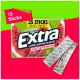 Extra, Sweet Watermelon Sugar Free Chewing Gum Mega Pack - 35 sticks, thumbnail image 4 of 9