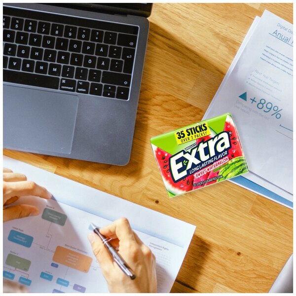 Extra, Sweet Watermelon Sugar Free Chewing Gum Mega Pack - 35 sticks