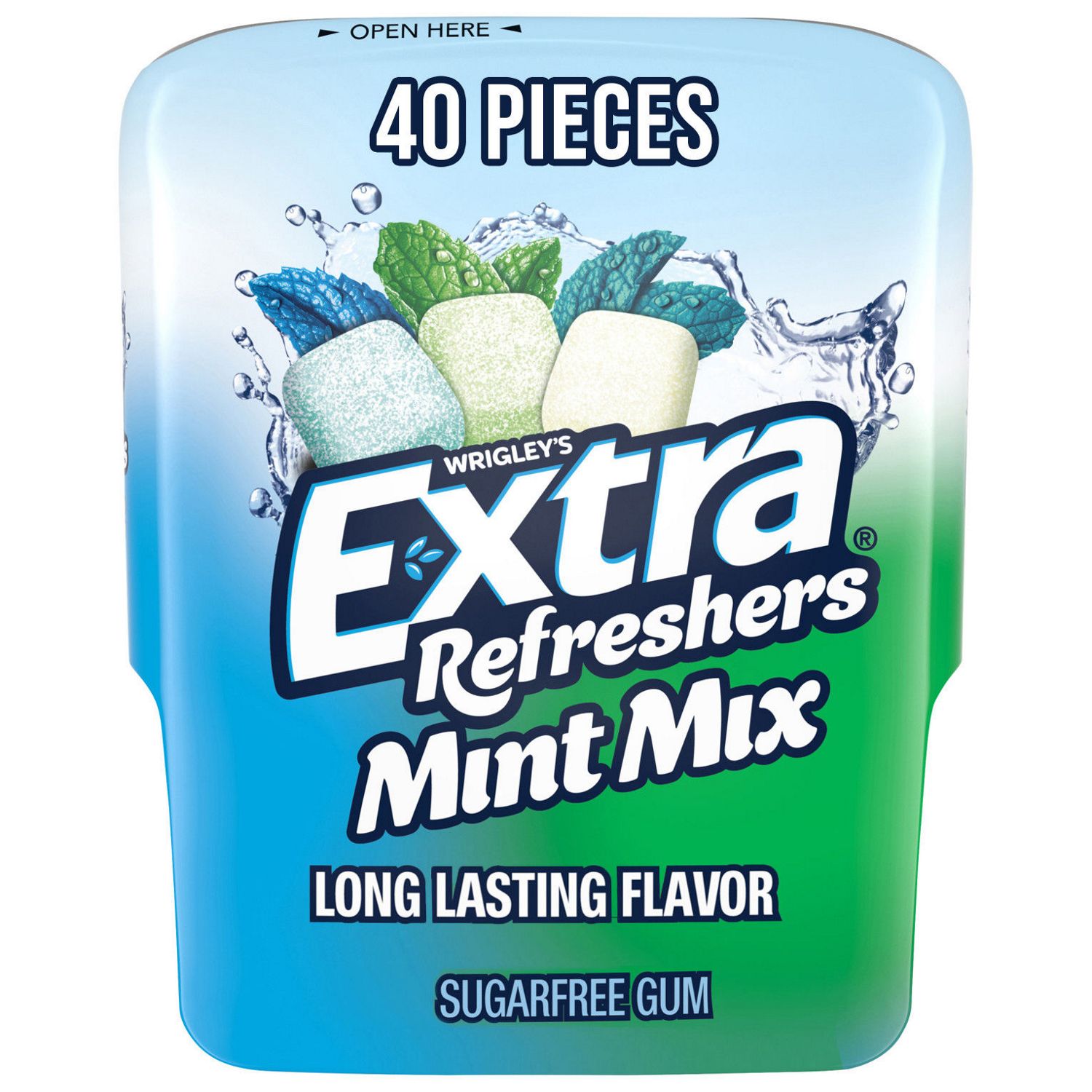 Extra Refreshers Chewing Gum, 40 ct