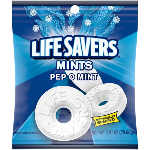 Life Savers, Pep-O-Mint Peg Pack, 2.81 oz
