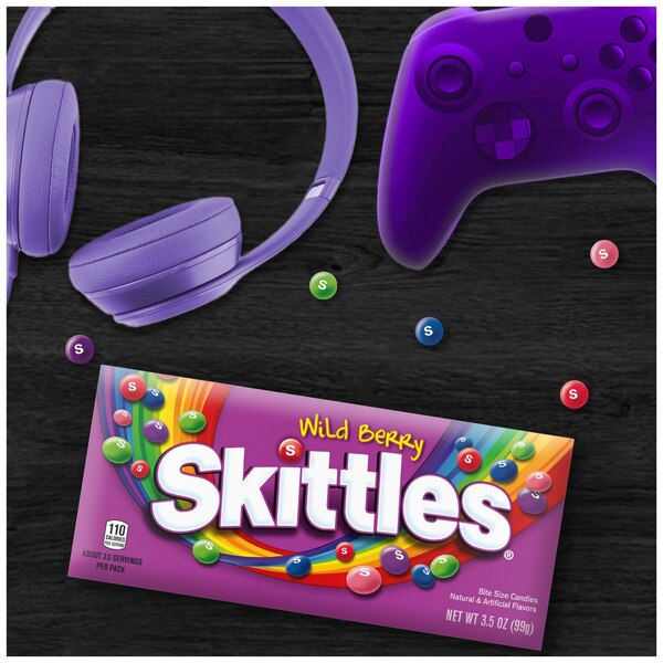Skittles, Original Chewy Candy Theater Box, 3.5 oz Box