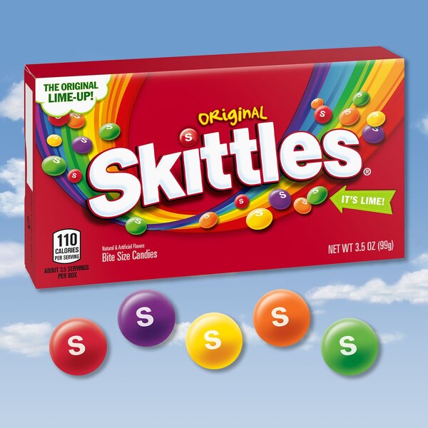 Skittles, Original Chewy Candy Theater Box, 3.5 oz