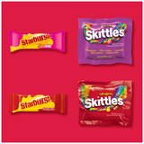 Skittles & Starbursts, Fun Size Chewy Candy Variety Bag, Party Size, 20.13 Oz , thumbnail image
