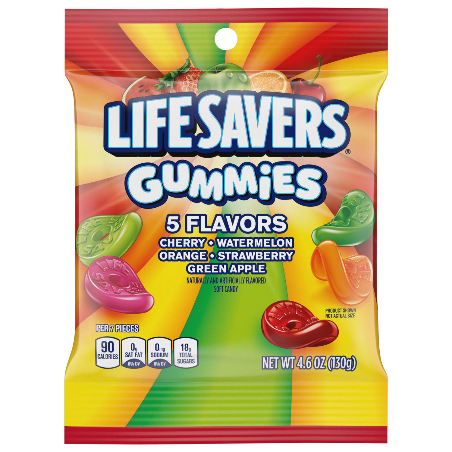Life Savers, Gummies Five Flavor 4.6 oz