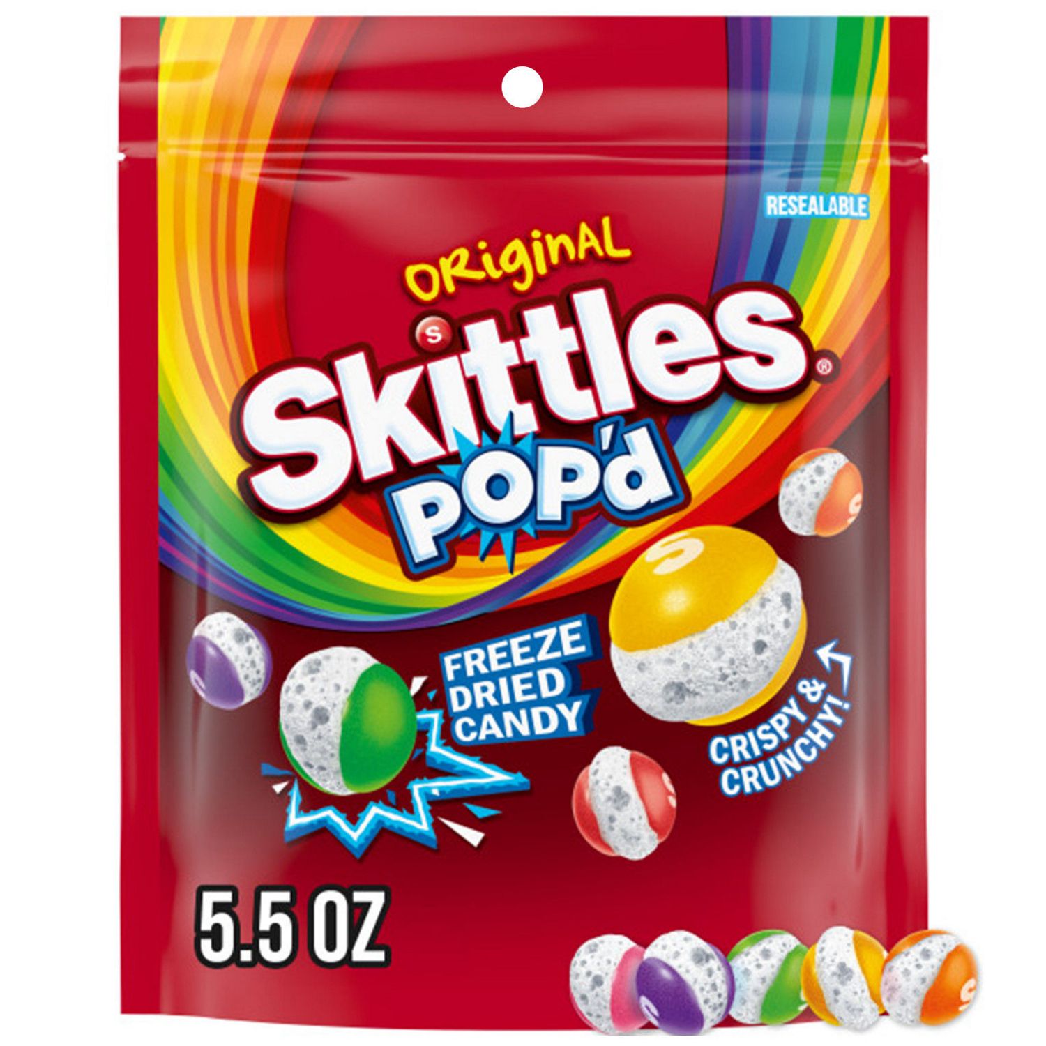 Skittles, Pop'd Original, 34 oz