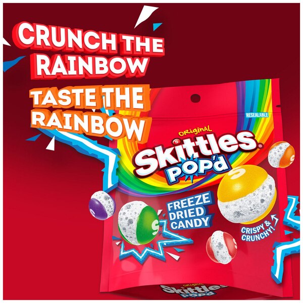 Skittles, Pop'd Original, 34 oz