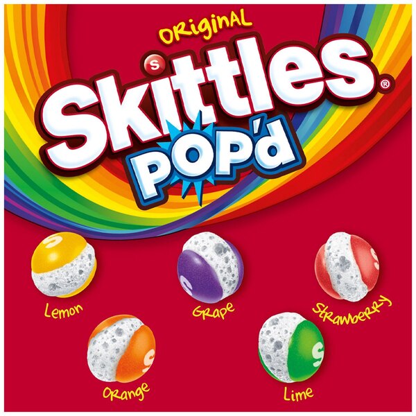 Skittles, Pop'd Original, 34 oz