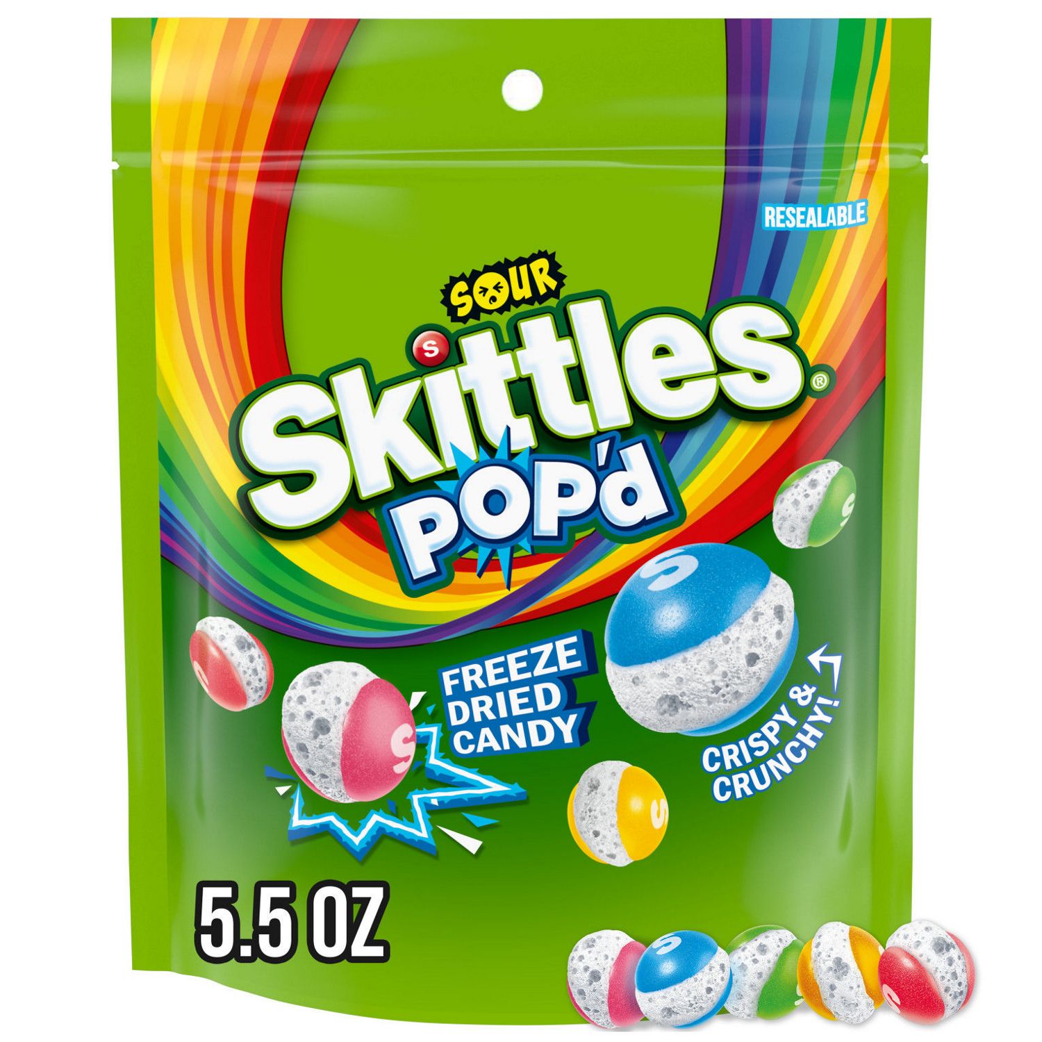 Skittles, Sour Pop'd, 34 oz
