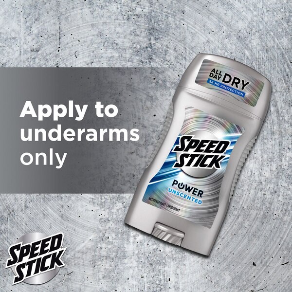 Speed Stick All Day Antiperspirant & Deodorant Stick, Unscented, 3 OZ