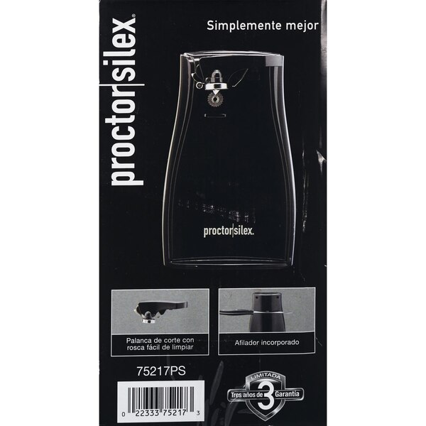Proctor Silex Power Opener Can Opener, Black