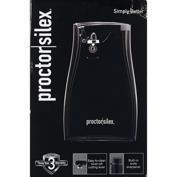 Proctor Silex Power Opener Can Opener, Black